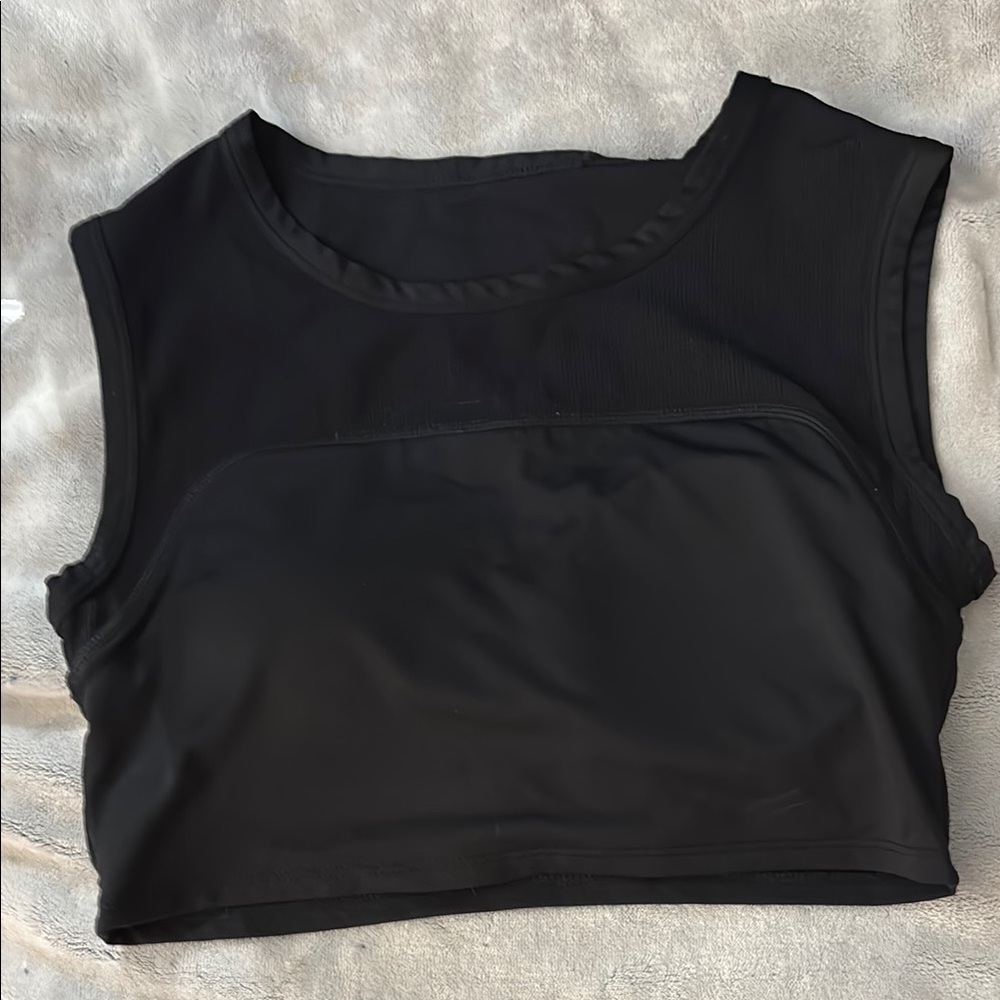 Fabletics Black Crop Top